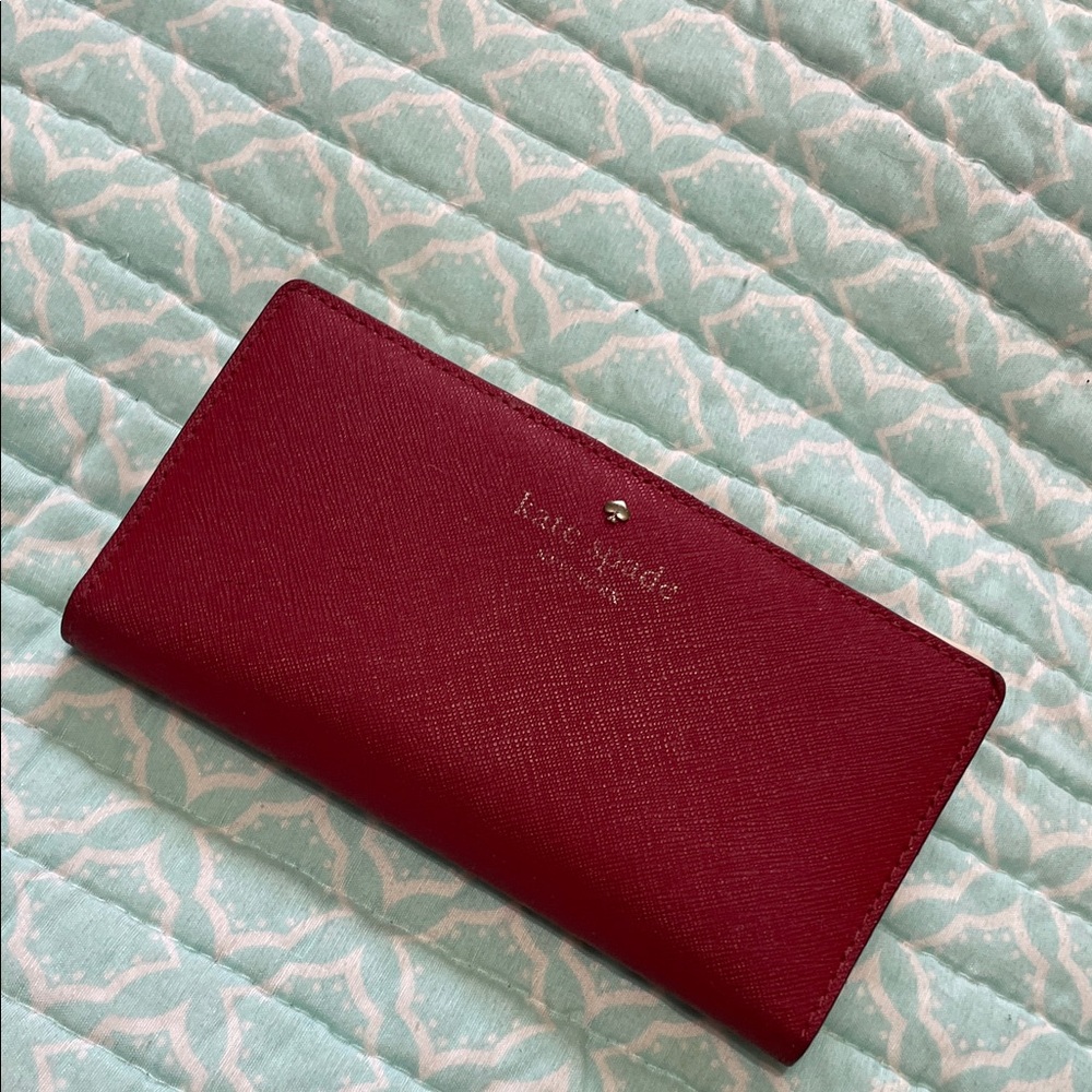 Kate Spade red wallet